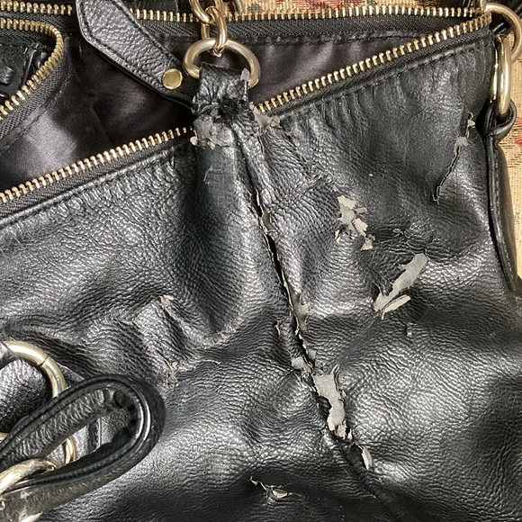 🚫Woven faux leather tote or shoulder bag - Picture 8 of 8